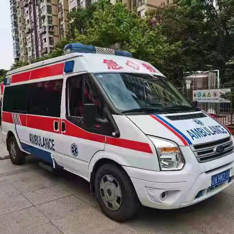 吉阳长途救护车护送病人返乡
